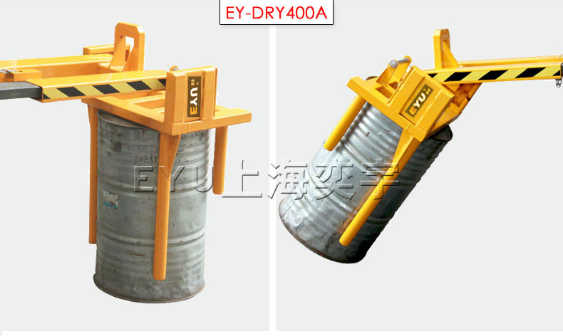 叉車(chē)油桶翻轉(zhuǎn)堆放夾