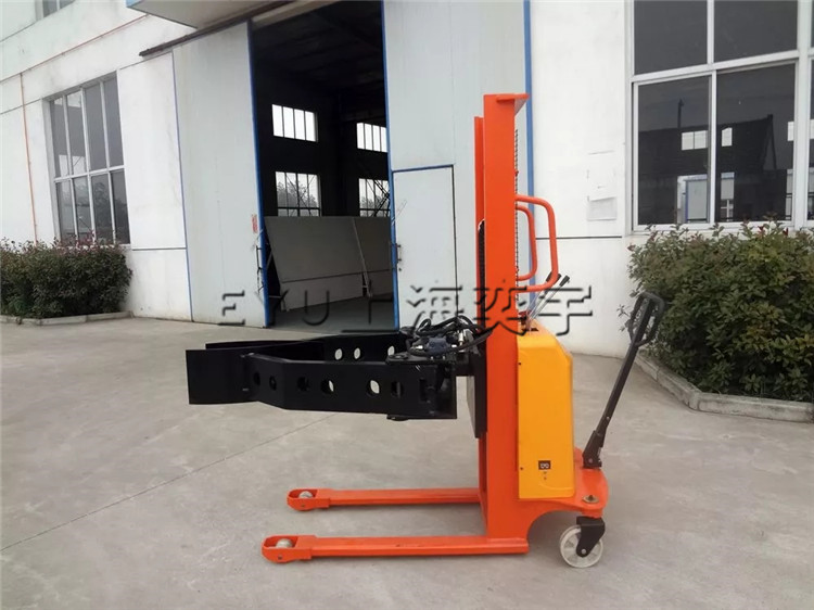 半電動紙卷夾抱翻轉車